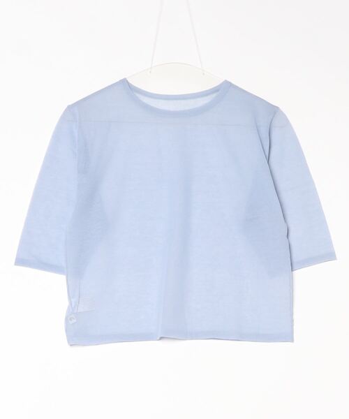 「6」 半袖ニット FREE ブラック レディース_画像3