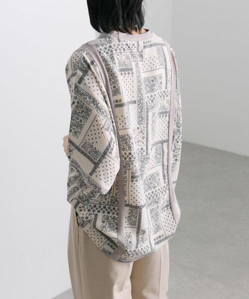 「ear PAPILLONNER」 「SUM1 STYLE」半袖Tシャツ FREE ベージュ レディース_画像6