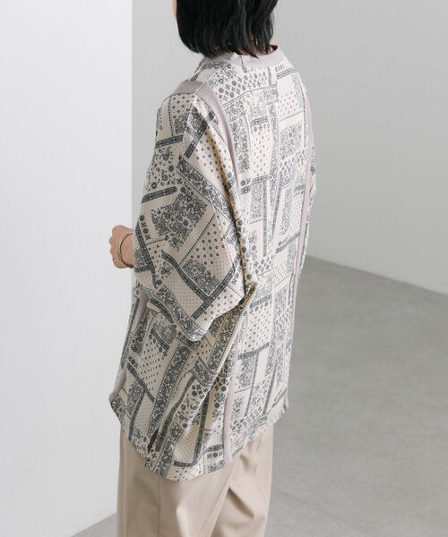 「ear PAPILLONNER」 「SUM1 STYLE」半袖Tシャツ FREE ベージュ レディース_画像8