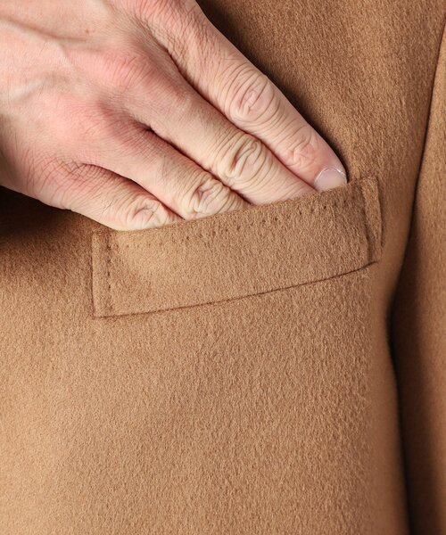 EDIFICE（エディフィス） チェスターコート 46 ブラウン メンズ