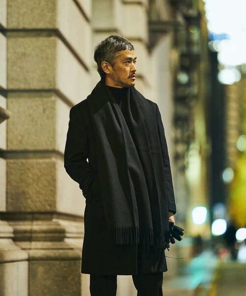 EDIFICE（エディフィス） チェスターコート 46 ブラウン メンズ