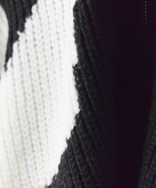 「Theater code」 ニットカーディガン 2 ブラック メンズ_画像3