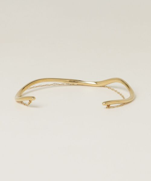 美品【eteエテ】オブジェ シン バングル S イエローゴールド ete（エテ） バングル オブジェ シン バングル S レディース