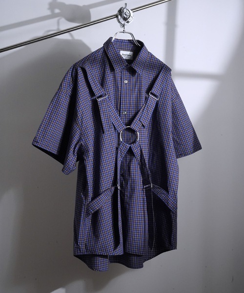 SeeSew シャツ 「UNISEX」PARASHUTE 2WAY CHECK SHIRTS/パラシュート