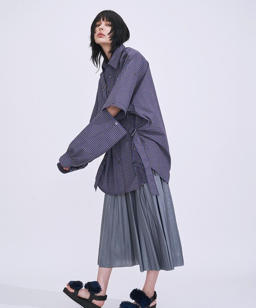 oorose様確認用② GU公式 | テクスチャーオープンカラーシャツ