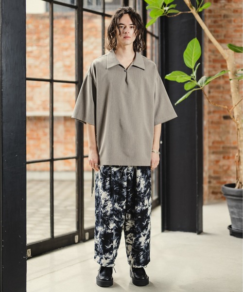 「Casper John」 半袖Tシャツ SMALL ライトグレー メンズ_画像3