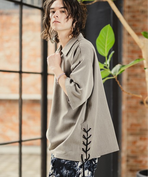 「Casper John」 半袖Tシャツ SMALL ライトグレー メンズ_画像7