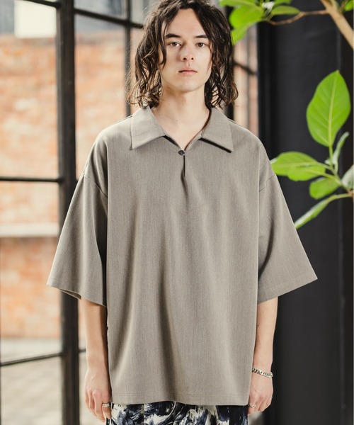 「Casper John」 半袖Tシャツ SMALL ライトグレー メンズ_画像9