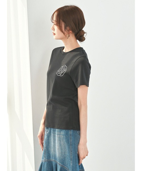 SNIDEL（スナイデル） 半袖Tシャツ FREE ピンク レディース : ZOZOTOWN