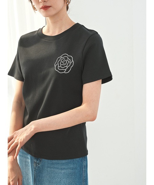 SNIDEL（スナイデル） 半袖Tシャツ FREE ピンク レディース : ZOZOTOWN