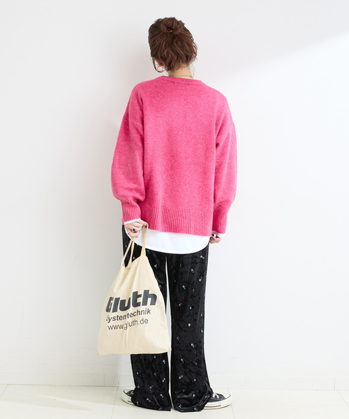 B.C STOCK（ベーセーストック） ニット セーター 「追加」FOXMIXクルー