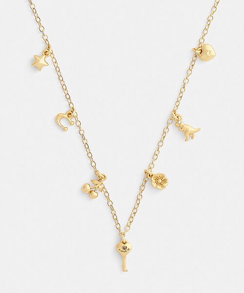 COACH（コーチ） ネックレス ミニ アイコン チャーム ネックレス