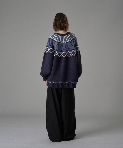 Nordic Knit Cardigan ノルディックニットカーディガン ONCILY（オンシェリー） カーディガン TRADITIONAL NORDIC KNIT