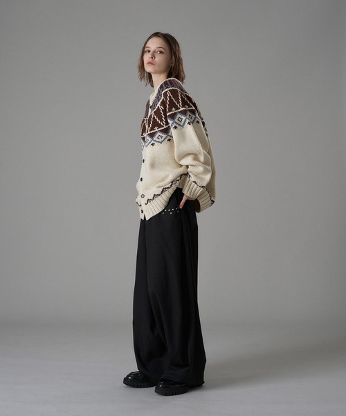 ONCILY（オンシェリー） カーディガン TRADITIONAL NORDIC KNIT