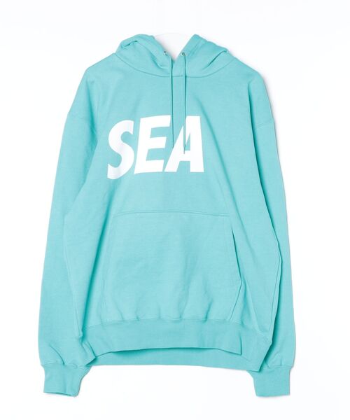 WIND AND SEA（ウィンダンシー） プルオーバーパーカー L ブルー