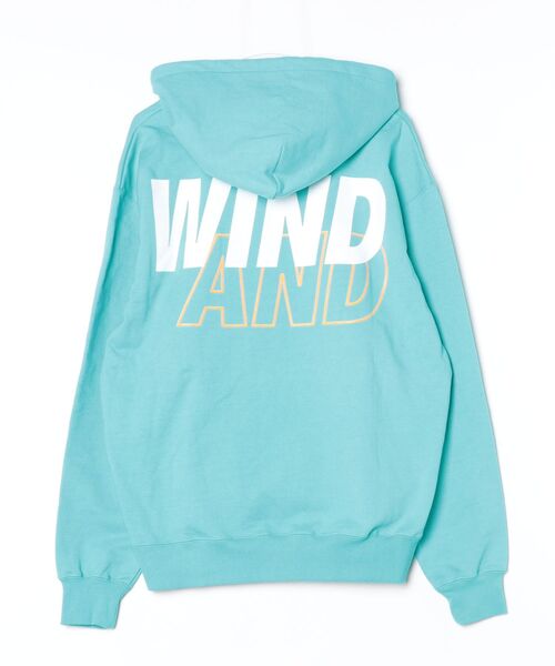 WIND AND SEA（ウィンダンシー） プルオーバーパーカー L ブルー