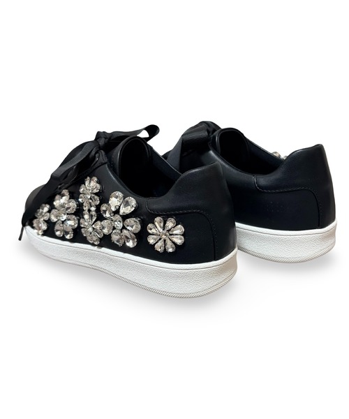 jeffrey campbell ブラックリボンスニーカー Jeffrey Campbell（ジェフリーキャンベル） スニーカー フラワー