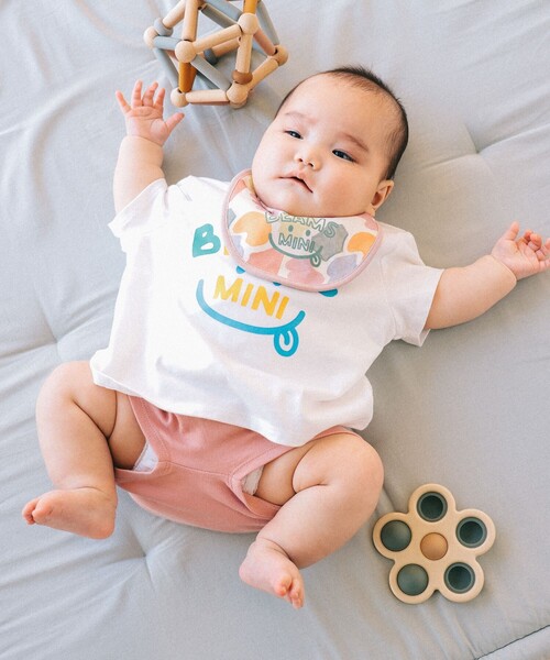 BEAMS mini（ビームス ミニ） tシャツ 「WEB限定」ベビー スマイル T