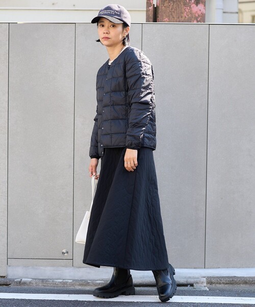 「FREAK'S STORE」 ダウンジャケット LARGE ブラック レディース_画像3