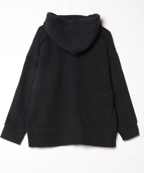「JEANASIS」 プルオーバーパーカー FREE ブラック レディース_画像2