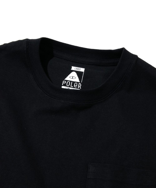 「POLeR」 長袖Tシャツ MEDIUM ホワイト メンズ_画像4