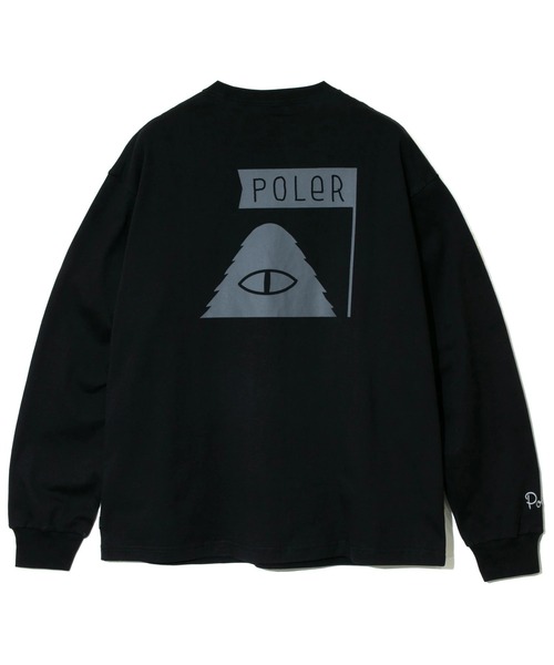 「POLeR」 長袖Tシャツ MEDIUM ホワイト メンズ_画像8