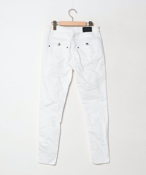 「JIMMY TAVERNITI」 スキニーデニムパンツ 24inch ホワイト レディース_画像2