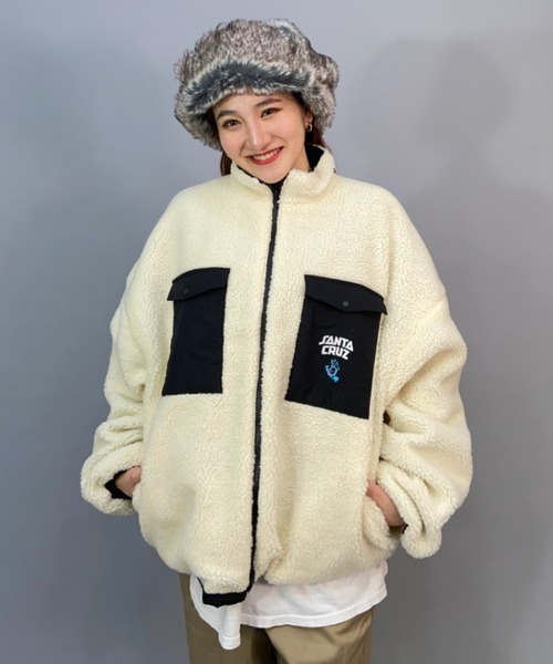 「SANTA CRUZ」 ブルゾン L ブラック メンズ_画像3