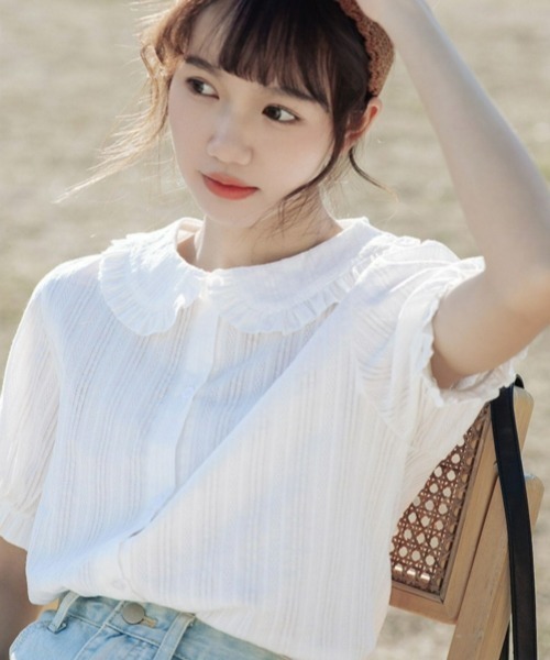 gossip!ロサンゼルス ブラウス シャツ 「Y2Kガーリー」レトロドール