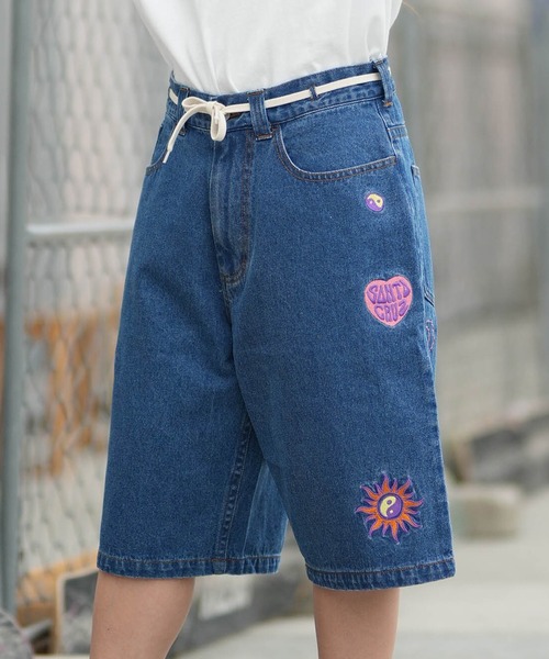 SANTA CRUZ（サンタクルーズ） ワイドパンツ パンツ デニムハーフ