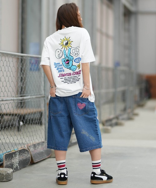 SANTA CRUZ（サンタクルーズ） ワイドパンツ パンツ デニムハーフ