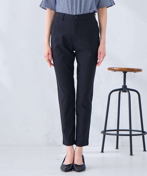 パンツ ハイパーストレッチスリムパンツ レディースの画像