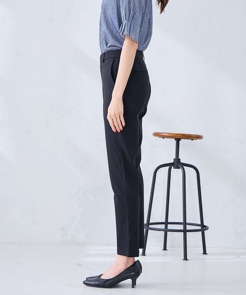 パンツ ハイパーストレッチスリムパンツ レディースの画像