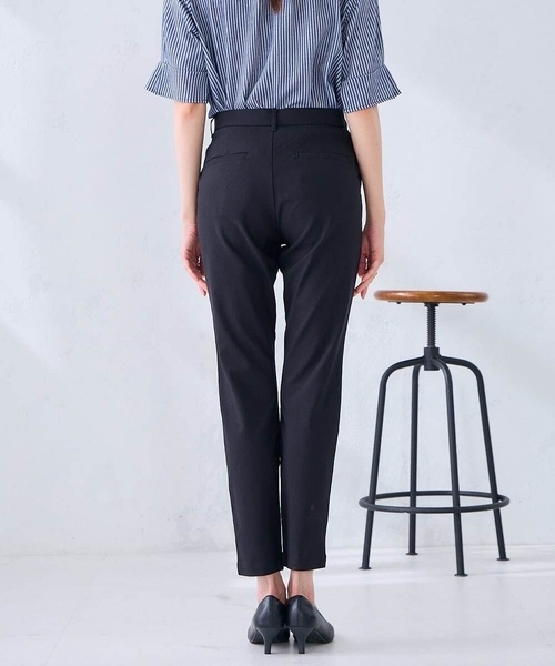 パンツ ハイパーストレッチスリムパンツ レディースの画像