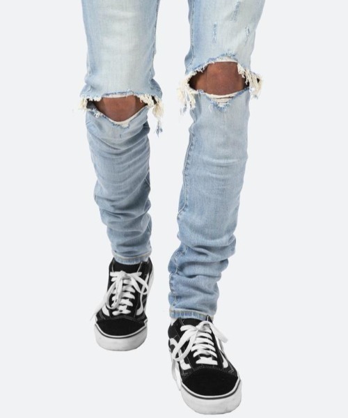 mnml（ミニマル） デニムパンツ 30 ライトブルー メンズ : ZOZOTOWN