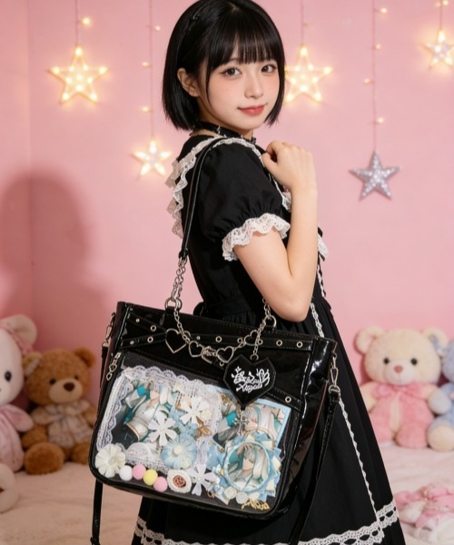 gossip!ロサンゼルス ショルダーバッグ バッグ 「Y2Kガーリー」3カラー