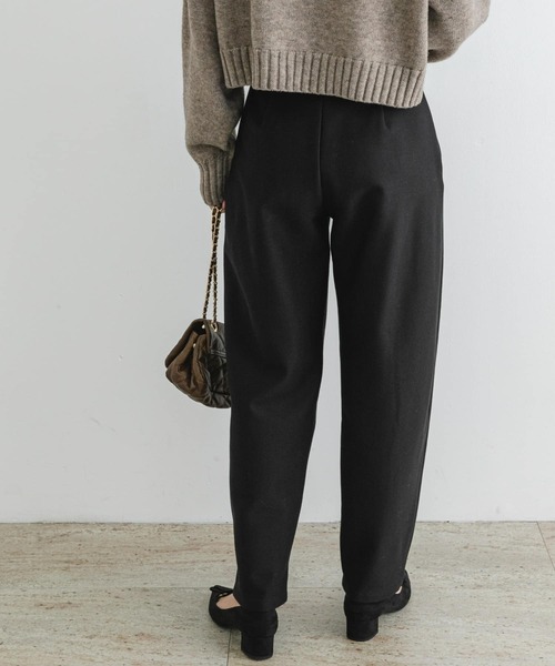 「F by ROSSO」 イージーパンツ 36 ブラック レディース_画像4