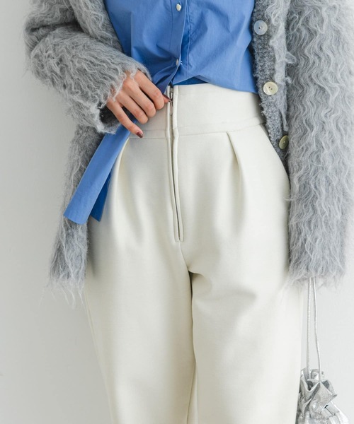 「F by ROSSO」 イージーパンツ 36 ブラック レディース_画像8