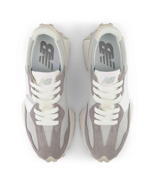 「New Balance」 ローカットスニーカー 25.0cm グレー×ホワイト レディース_画像9