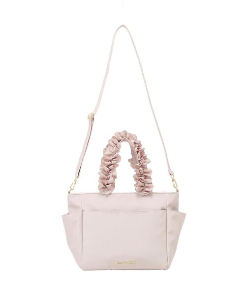 Maison de FLEUR（メゾンドフルール） トートバッグ 撥水加工フリル