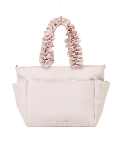 Maison de FLEUR（メゾンドフルール） トートバッグ 撥水加工フリル