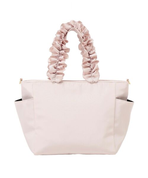 Maison de FLEUR（メゾンドフルール） トートバッグ 撥水加工フリル