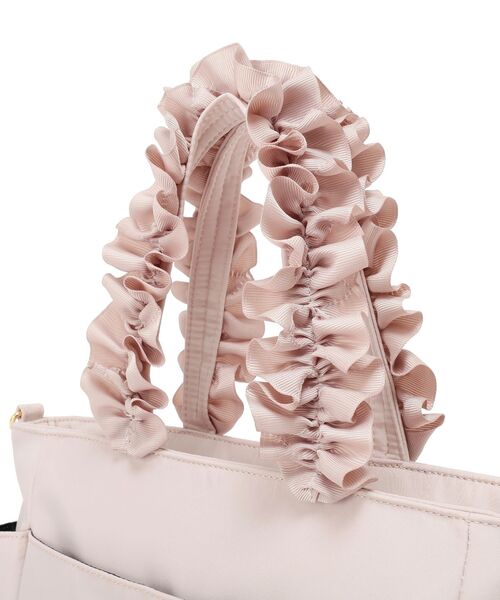 Maison de FLEUR（メゾンドフルール） トートバッグ 撥水加工フリル
