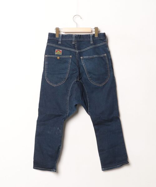 「BEN DAVIS」 サルエルデニムパンツ 30inch ネイビー メンズ