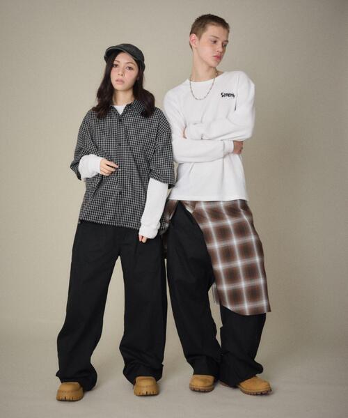 LTR DEPTH ワイドパンツ チノパン LTR DEPTH/「26年春新作」ステッチ