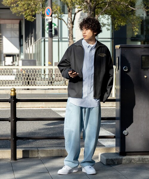 BEAMS HEART メンズ　ジャンパー　ブラック　黒　Lサイズ　ビームス BEAMS HEART（ビームス ハート） ブルゾン LARGE ブラック メンズ