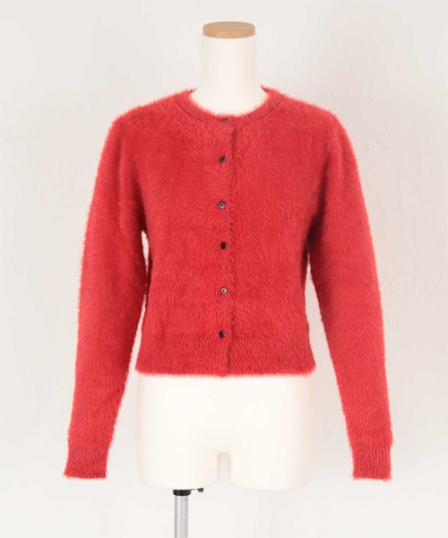 「titivate」 ニットカーディガン FREE ダークブラウン レディース_画像3