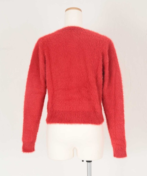 「titivate」 ニットカーディガン FREE ダークブラウン レディース_画像4