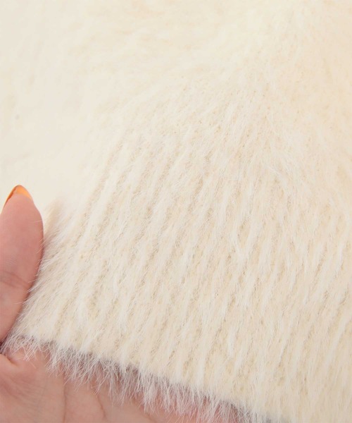 「titivate」 ニットカーディガン FREE ダークブラウン レディース_画像8