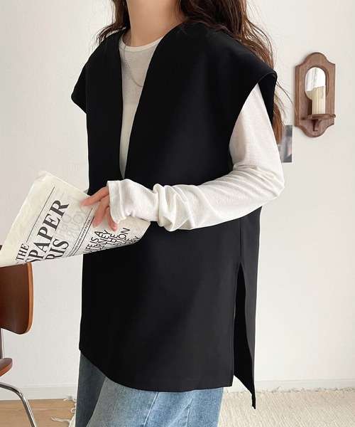 「classicalelf」 半袖カットソー X-LARGE アイボリー レディース_画像7